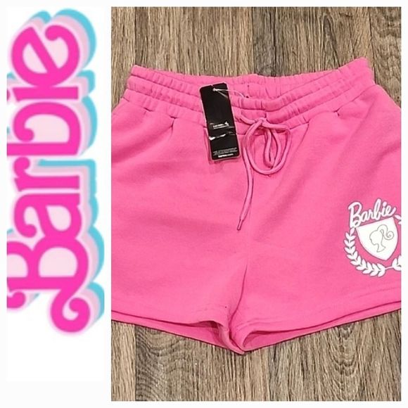 Barbie Pants - Barbie Logo Terry Shorts
